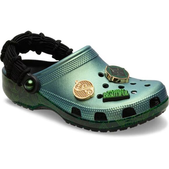 Crocs Classic Clog Wicked Witch Elphaba 210524 Green Black sz M6/W8 - Picture 4 of 5